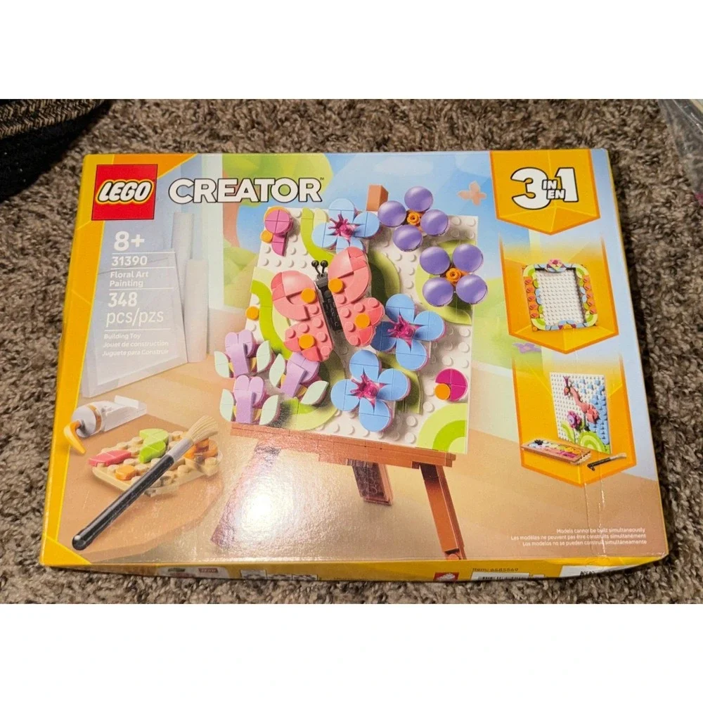 Lego Creator 3 in 1 Floral Art Painting Building Set (NWT) 31390